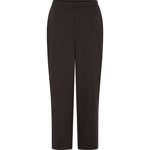 FRAU BUKSER, NEW MELBOURNE LIGHT WOOL ANKLE PANT, CHOCOLATE TORTE
